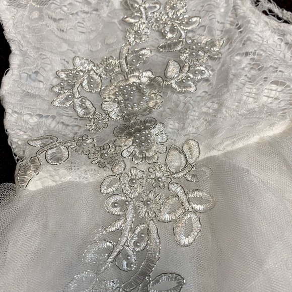 NWT🍀AmzBarley Flower Little Girl Tutu Tulle Dress Lace Birthday Party W… - Picture 5 of 11